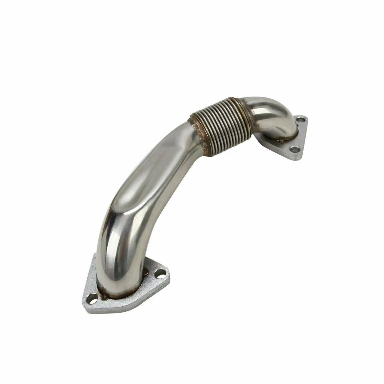 Exhaust Downpipe For Chevy LB7 LLY LBZ LMM LML 6.6L Duramax SL .