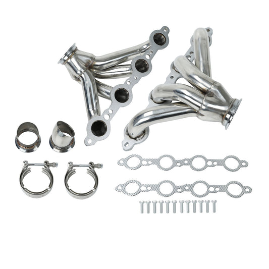 Exhaust Header For Chevy LS1 LS2 LS3 LS6 4.8L 5.3L 5.7L Ban The Sale Of Amazon&Temu