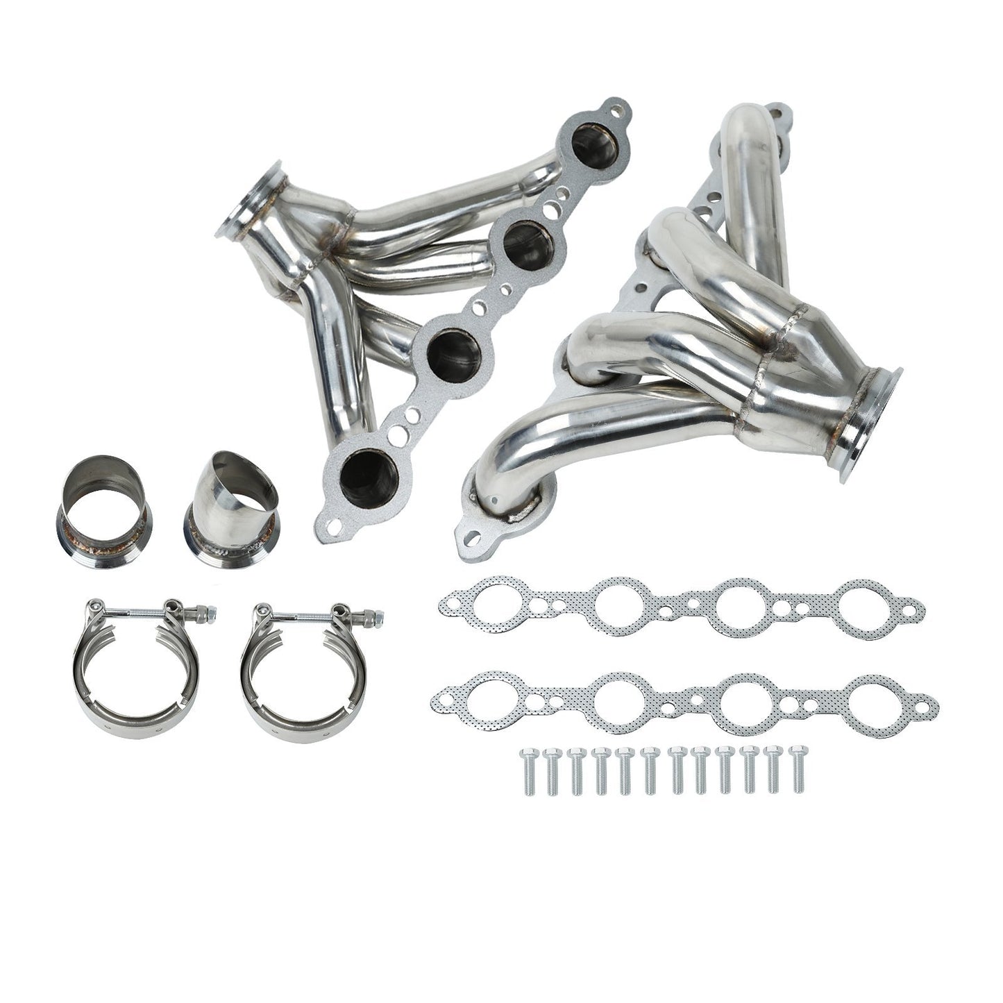 Exhaust Header For Chevy LS1 LS2 LS3 LS6 4.8L 5.3L 5.7L Ban The Sale Of Amazon&Temu