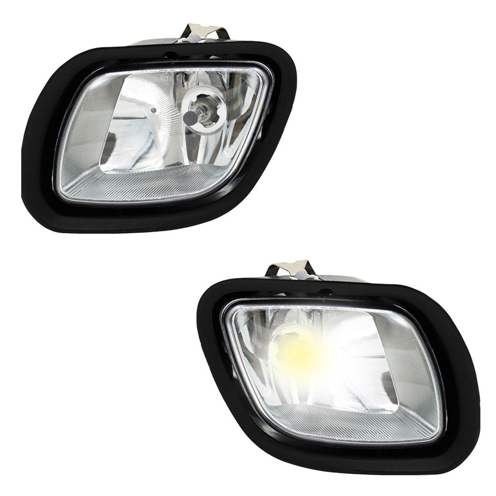 Front Fog Light Lamp Assembly Compatible with Freightliner Cascadia 2008–2016 (Left / Right Side)