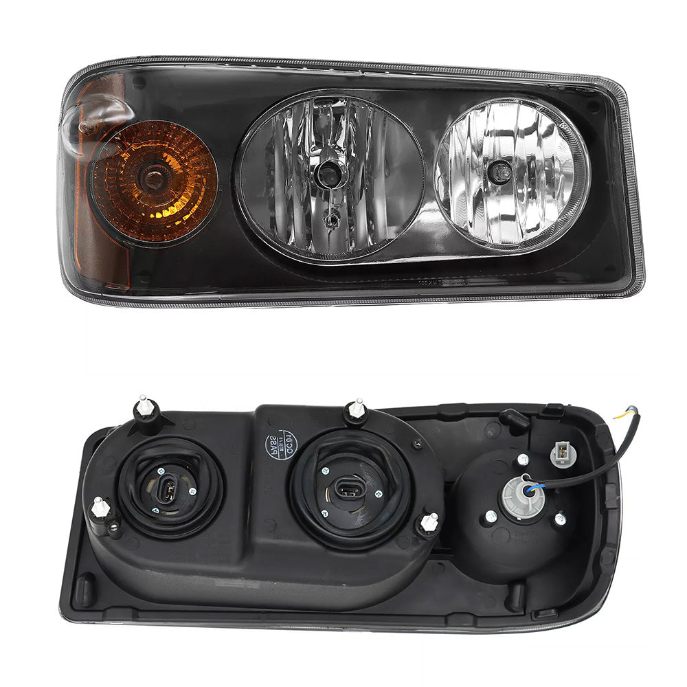 Left Headlight Assembly Chrome – Compatible with Mack Granite GU713
