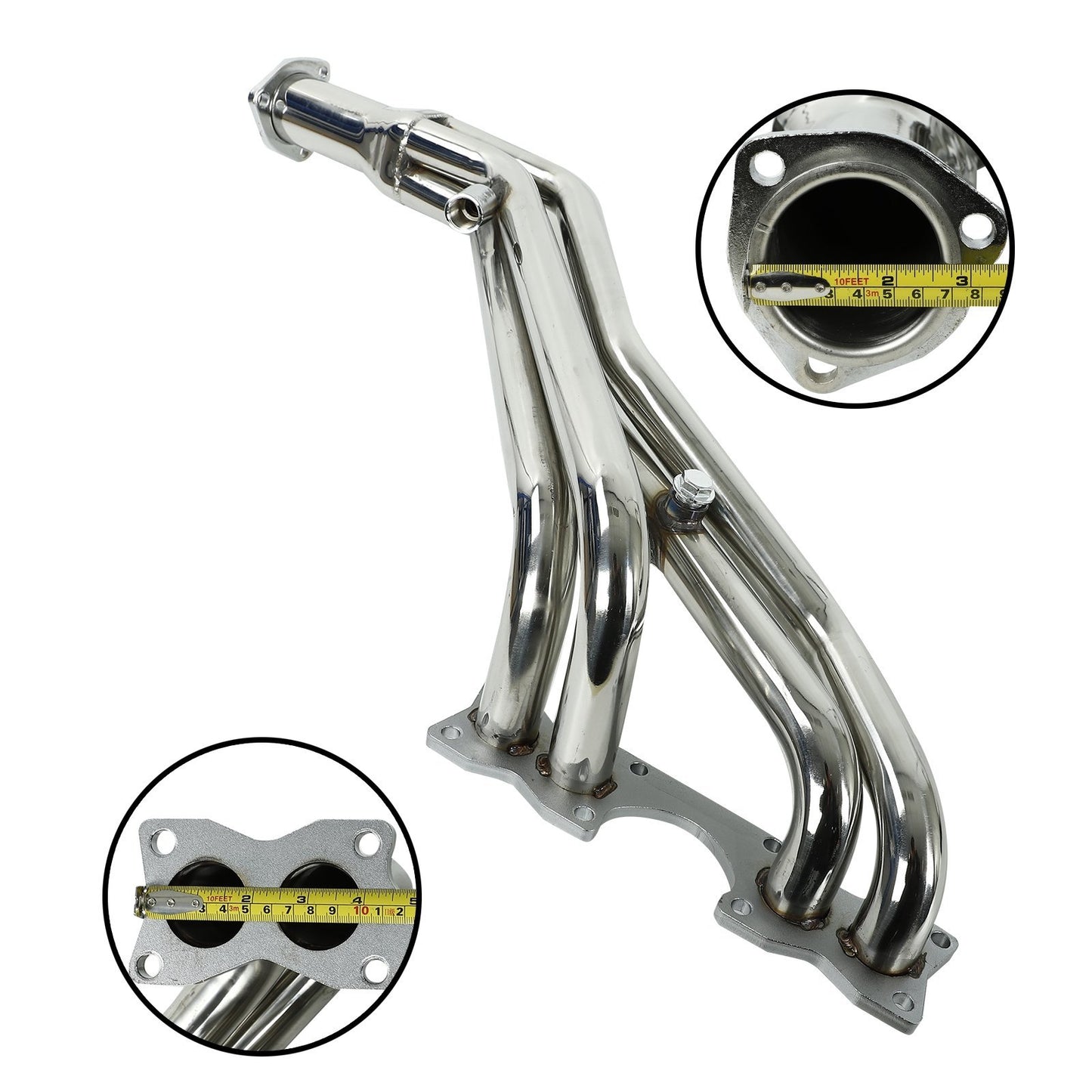Front Exhaust Pipe Fits Nissan D21 Hardbody 1990–1995 Pickup Truck 2.4L 4WD
