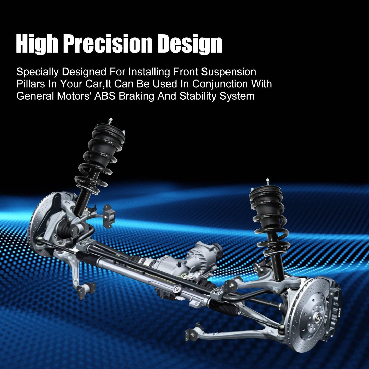 Front Complete Struts Rear Shock Absorbers Kit Set Of 4 For Chevy Tahoe 5.3L V8