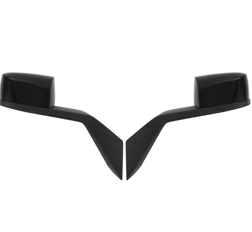 VOLVO VNL Hood Mirror Set (Left + Right) – Black or Electroplated Finish
