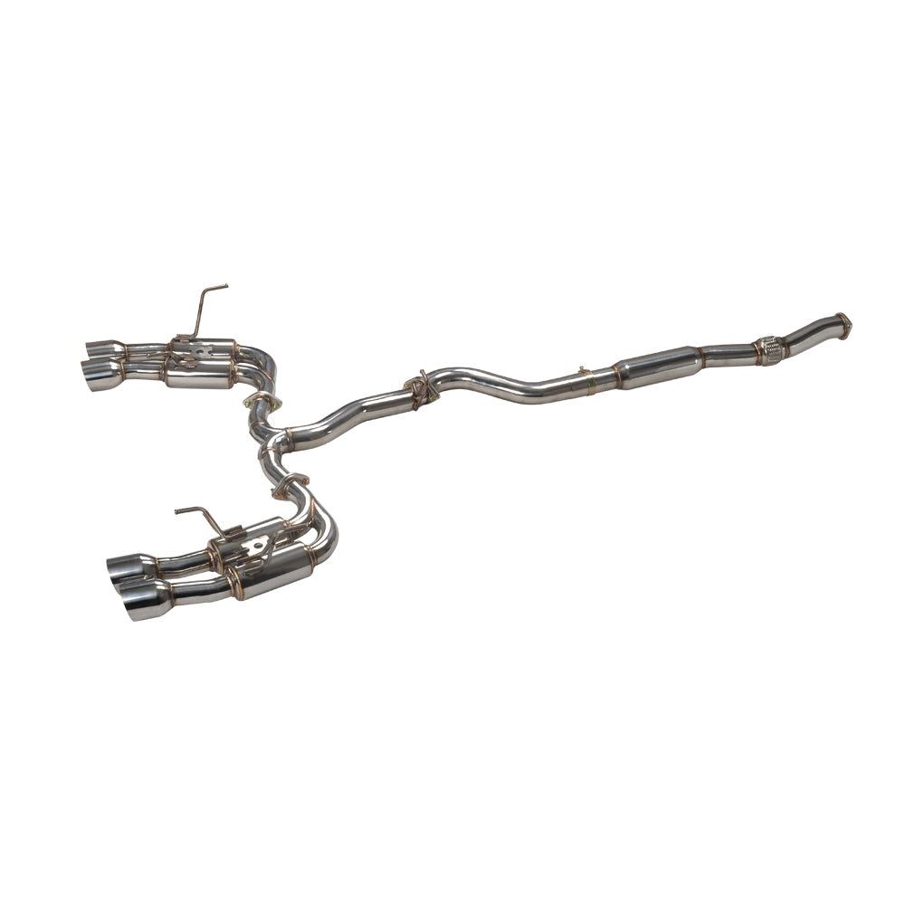 Exhaust Header Fit For S,ubaru WRX&STI 2015 R400 Gemini Quad Tips .