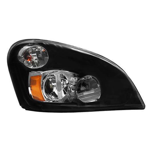 Right Passenger LED Headlight Assembly for Freightliner Cascadia 2008-2017 – Black Housing