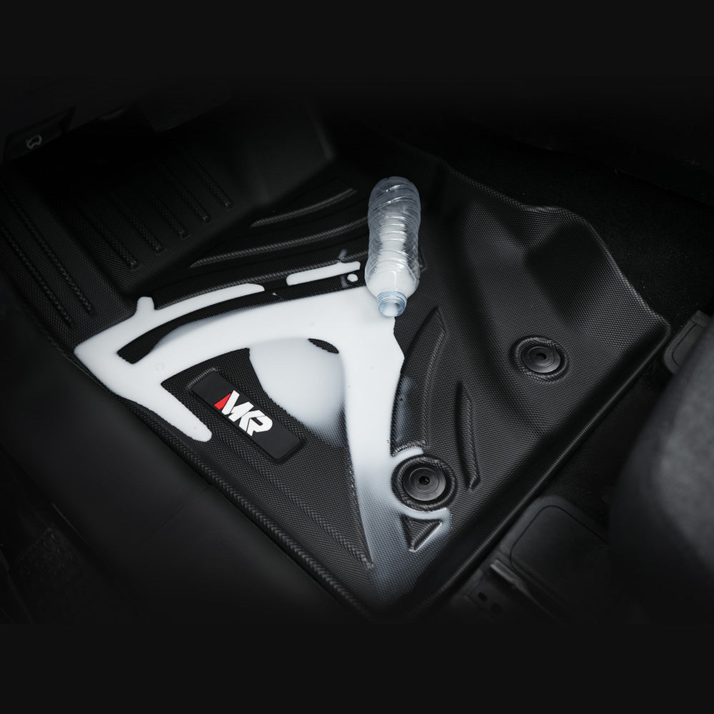 Car Floor Mats For 2021-2023 Ford Bronco 4 Doors 3D TPE All-Weather Floor Mats, Full Set Interior Car Accessories- Not Fit 2 Doors Version