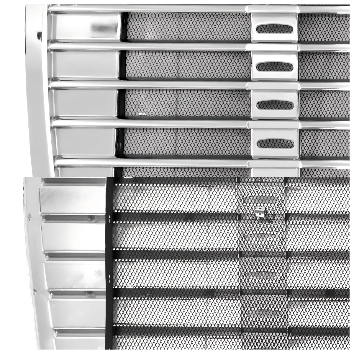 Chrome Front Grille Fit for Freightliner M2 (2003–2015) – With Bug Screen – Full Chrome-Plated Finish