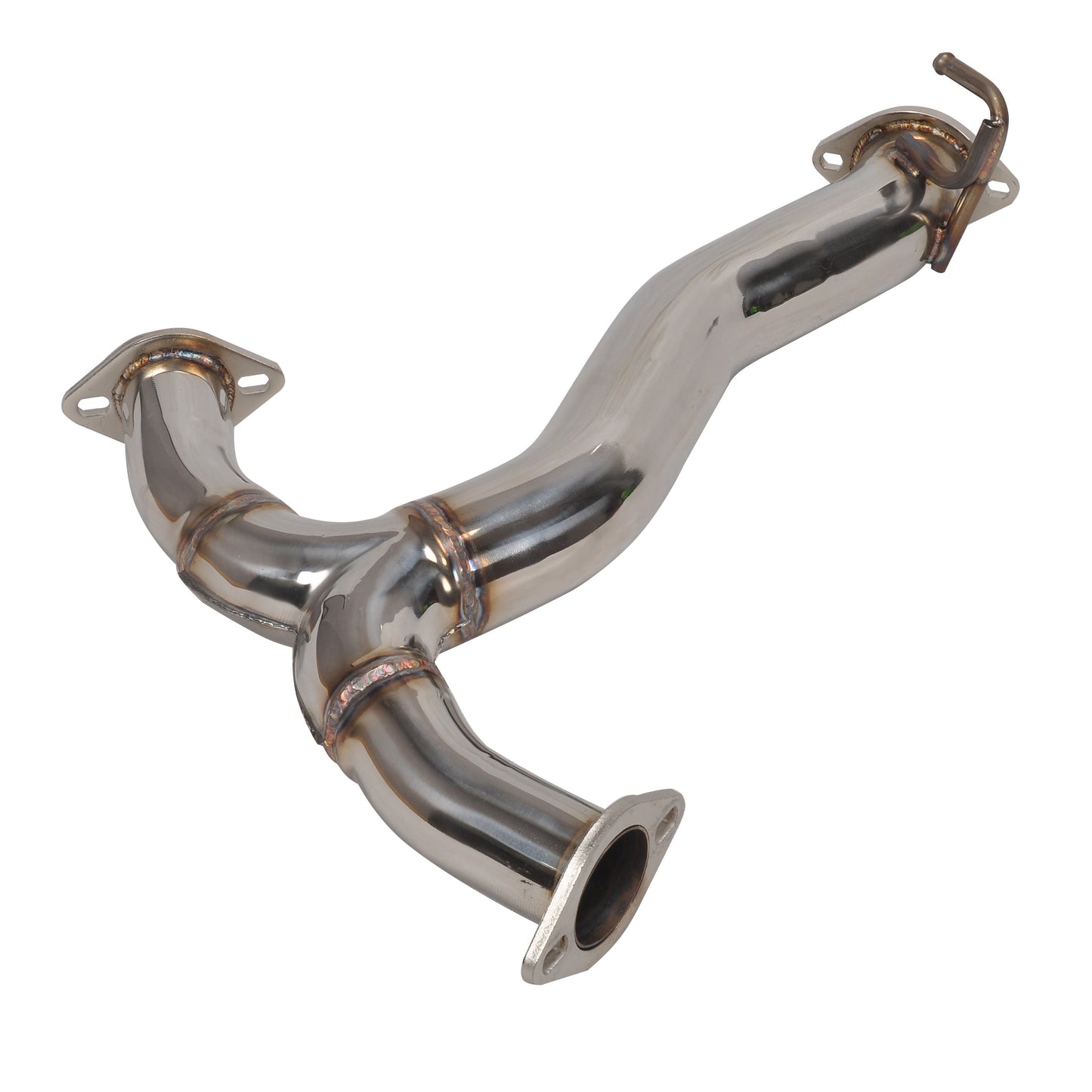 Exhaust Header Fit For S,ubaru WRX&STI 2015 R400 Gemini Quad Tips .