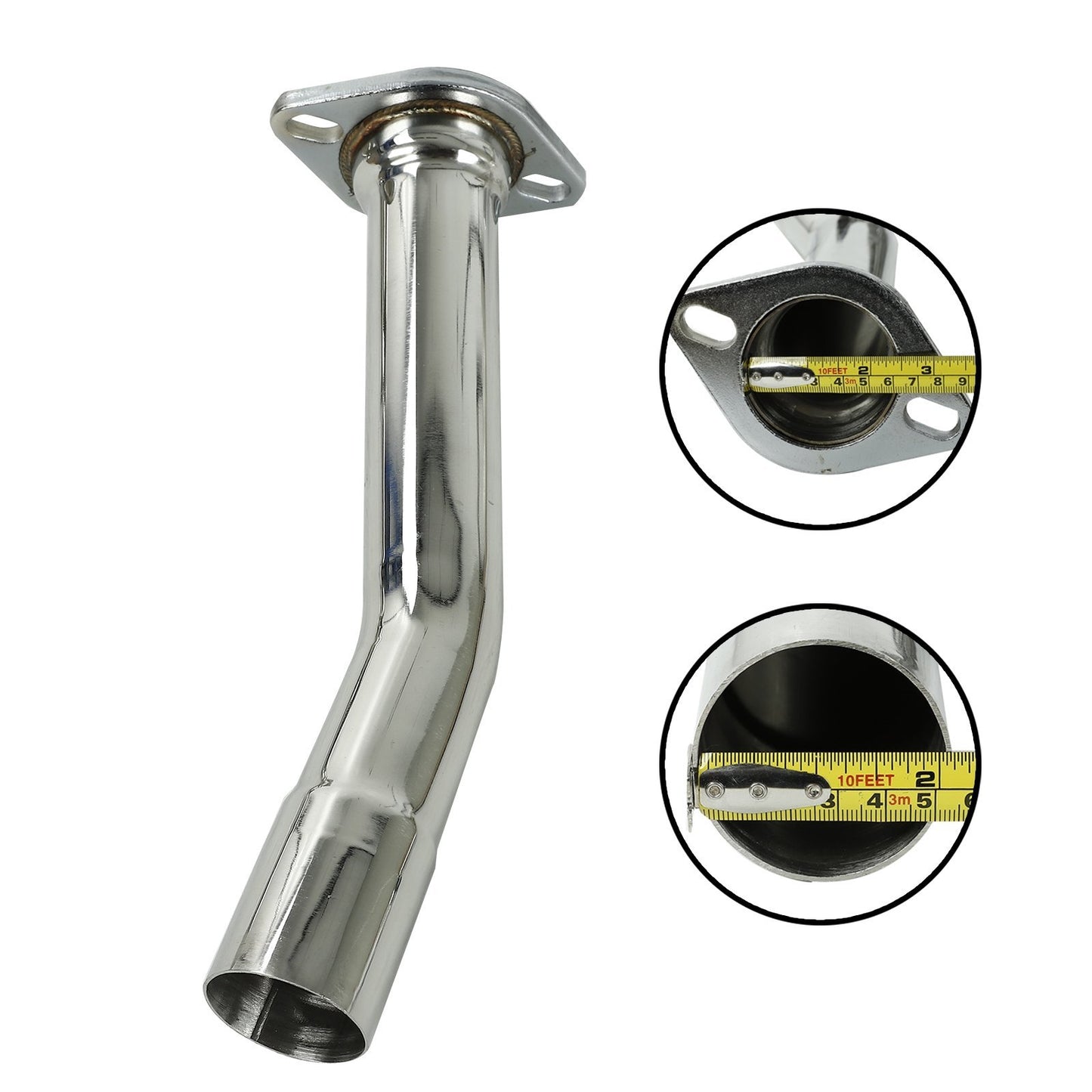 Front Exhaust Pipe Fits Nissan D21 Hardbody 1990–1995 Pickup Truck 2.4L 4WD
