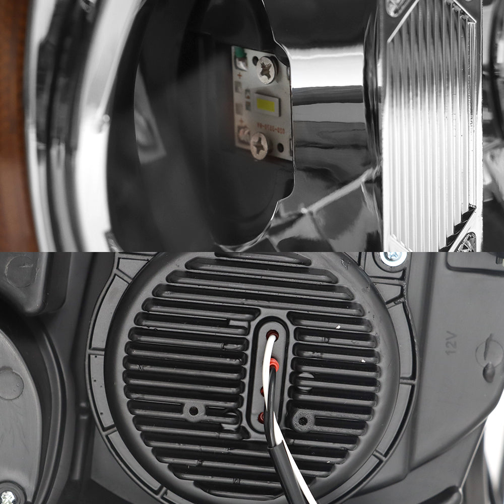 Right Passenger LED Headlight Assembly for Freightliner Cascadia 2008-2017 – Black Housing