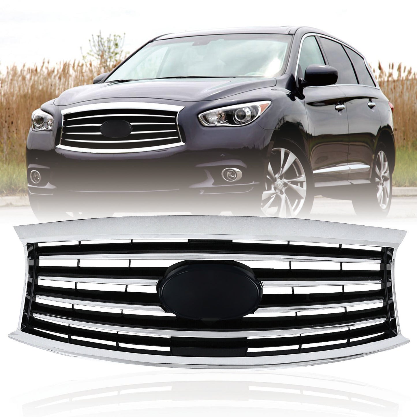 Front Grill For 2013 INFINITI JX35 14-15 INFINITI QX60 With Camera Option