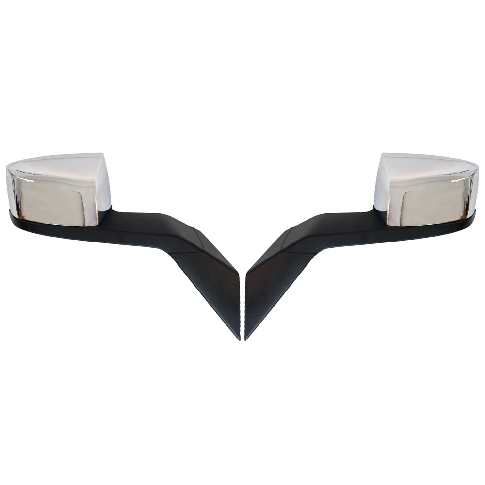 “Chrome Hood Side Mirror Set – Left & Right Replacement for Volvo VNL (2000–2015