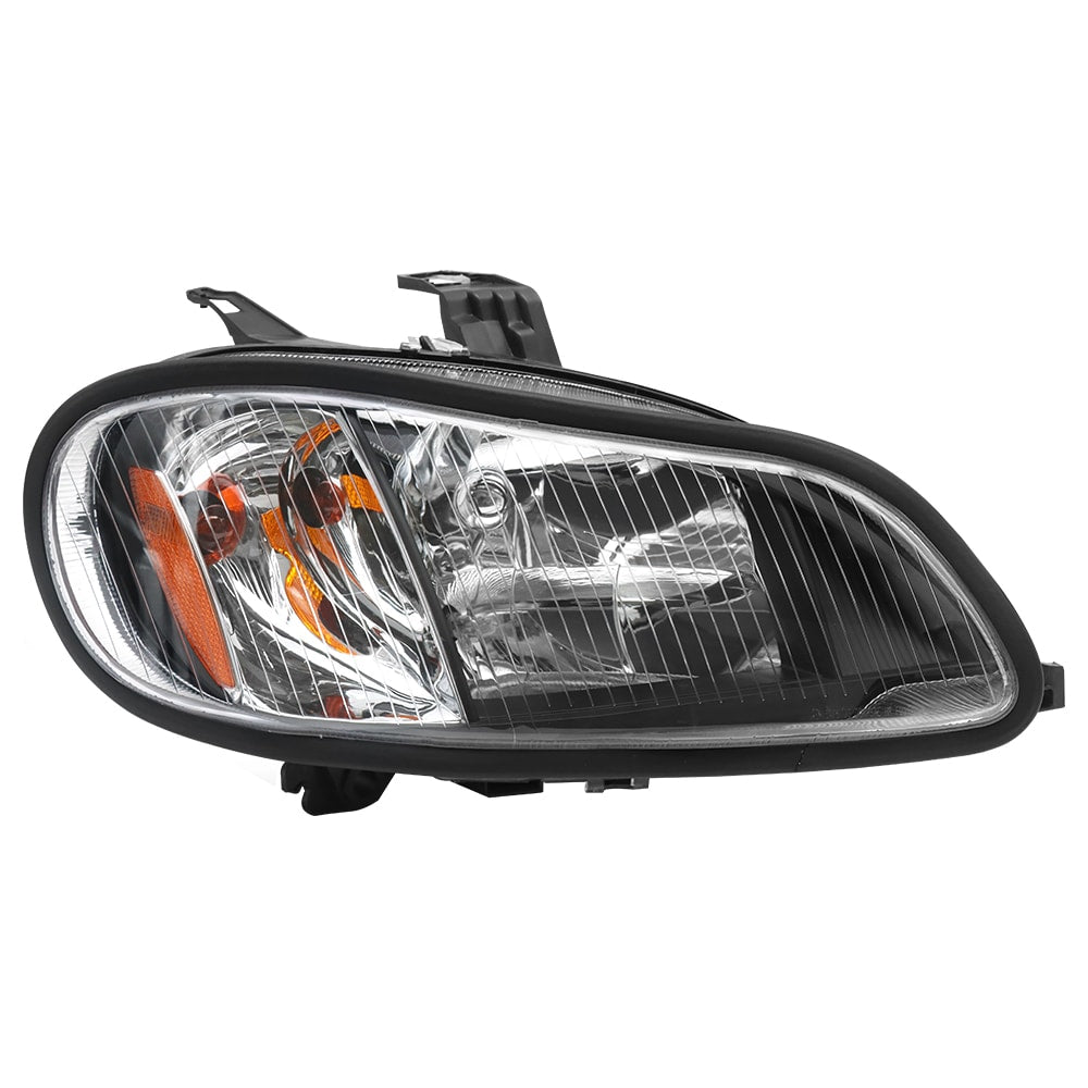 Headlight Assembly Compatible with 2004–2013 Freightliner M2 – Right Passenger Side – Black Housing