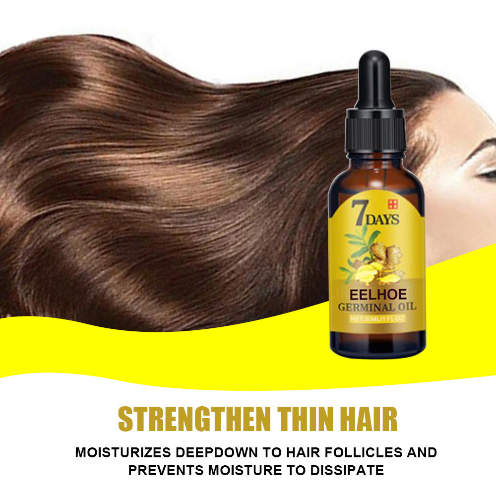 EELHOE Ginger Hair Treatment 20ml Hair Nourishing Hair Care Moisturizing Hair Care Hair Fixing And Anti-Shedding Nutrient Solution