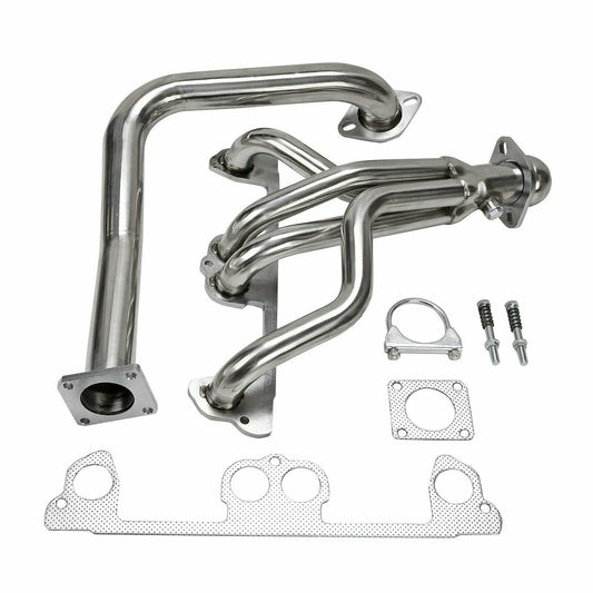 J.eep Wrangler YJ 1991-1995 2.5L L4 Exhaust Manifold Header W&Downpip .