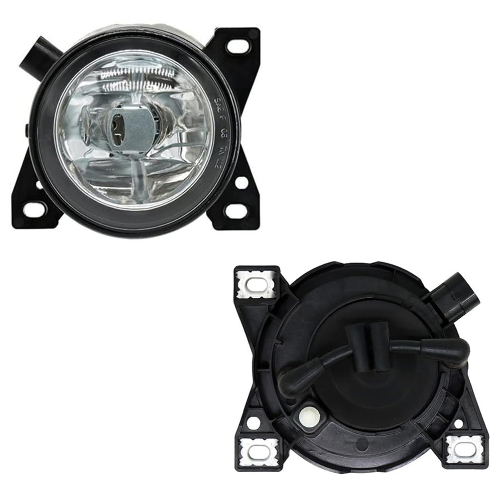 Fog Light Assembly Pair with Halogen Bulbs, Compatible with Kenworth T660 / Peterbilt 579 / 587
