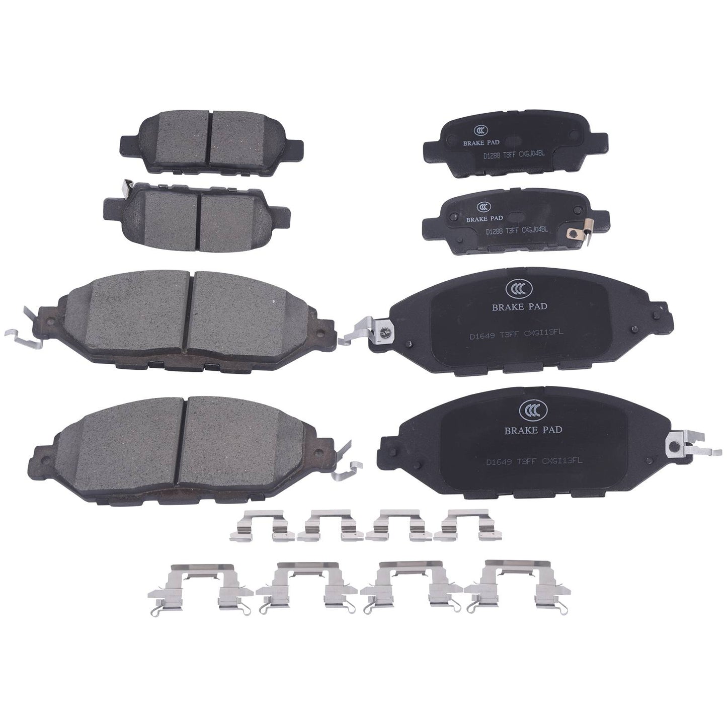 Front & Rear Ceramic Brake Pads For Infiniti JX35 QX60 Murano Pathfinder