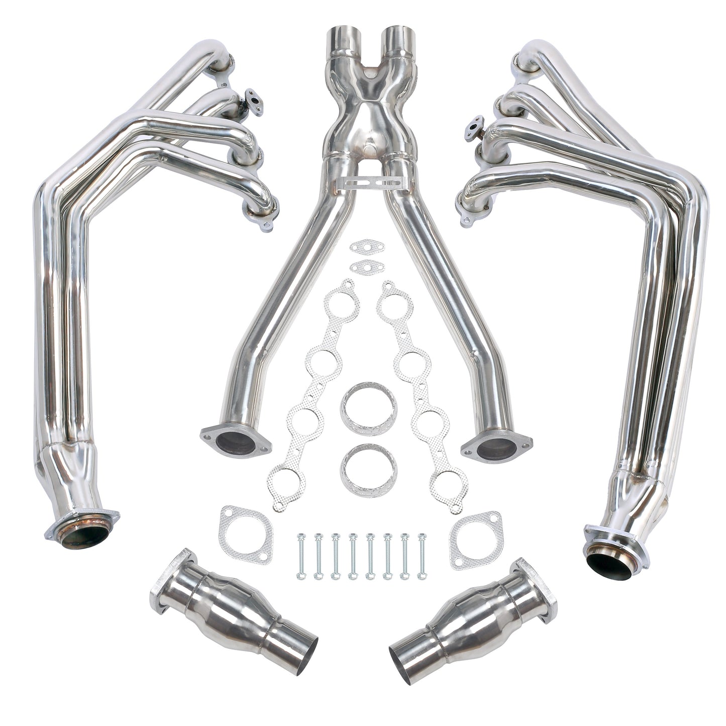 Exhaust Header For Corvette 97-04 5.7 V8 Long Tube 1-7-8  .