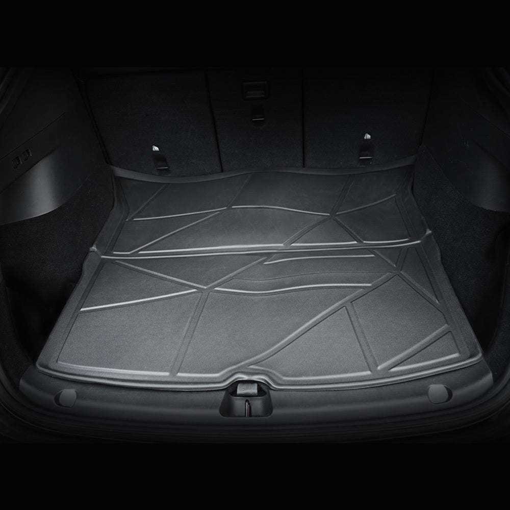 All-Weather TPE Floor Mats For Tesla Model Y 2021-2022 Model 3 2023-2025 - Waterproof, Anti-Slip, Full Coverage