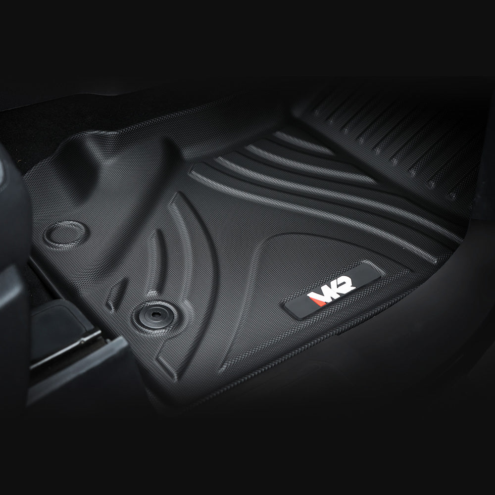 Car Floor Mats For 2021-2023 Ford Bronco 4 Doors 3D TPE All-Weather Floor Mats, Full Set Interior Car Accessories- Not Fit 2 Doors Version