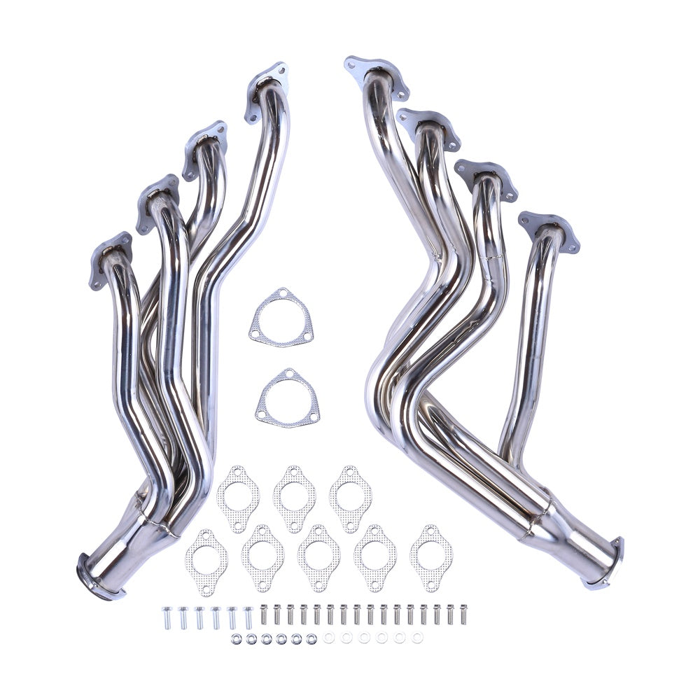 Exhaust Manifold Headers1972 BBC 396 427 Chevelle Camaro Silver  . For Chevy 1968-