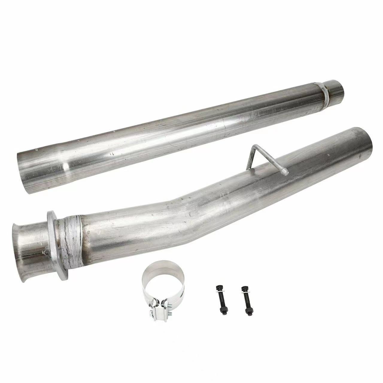 Muffler Delete Pipe Eliminator DPF Fit For 2008-2010 Ford Powerstroke 6.4L