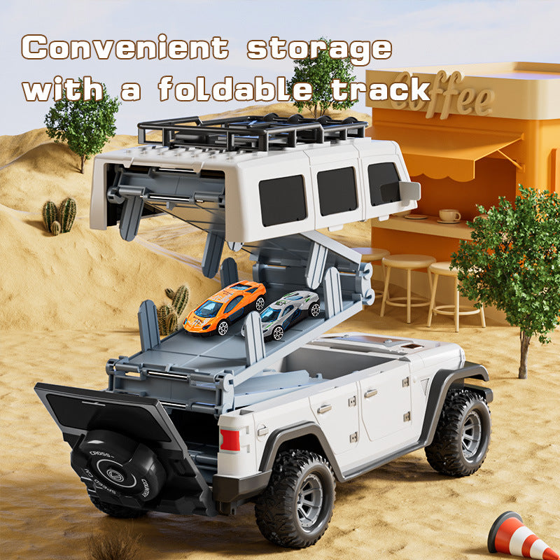 Wrangler Deformation Rail Car Folding Catapult