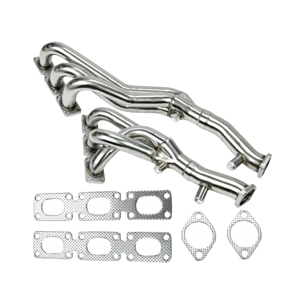Exhaust Header For BMW E46 E39 Z4 01-06 2.5L 2.8L 3.0L L6 .