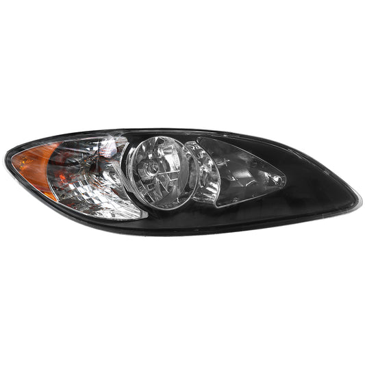 Black Headlight Assembly Compatible with International ProStar 2008–2016 (Right Passenger Side)