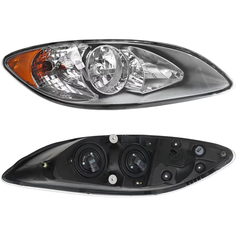 Headlight Assembly Fit for 2008–2016 International ProStar, Halogen, Driver & Passenger Side – Chrome