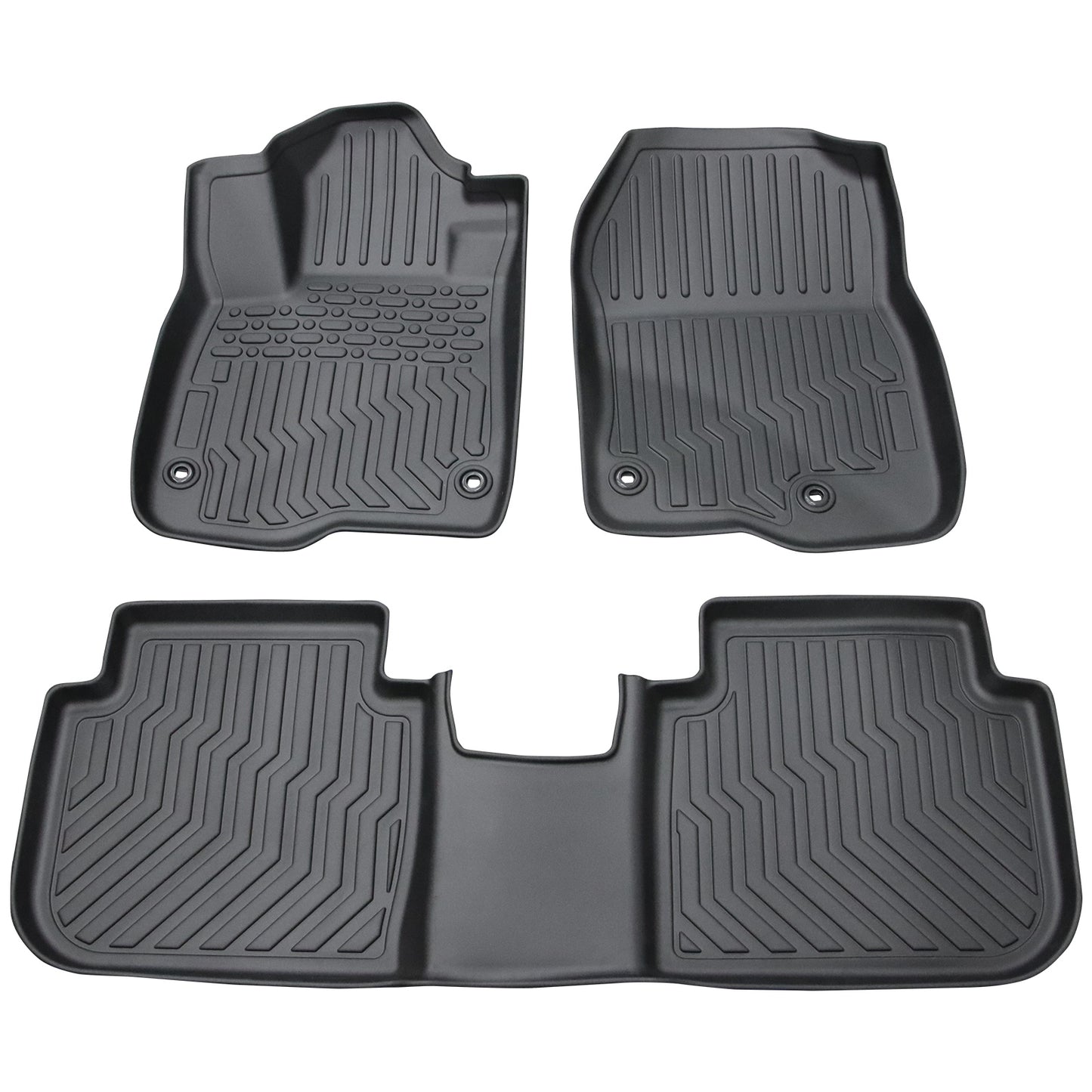 All-Weather TPE Floor Mats for 2023–2024 Honda CR-V Hybrid – Black
