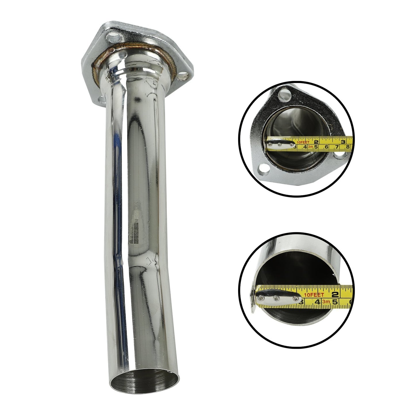 Front Exhaust Pipe Fits Nissan D21 Hardbody 1990–1995 Pickup Truck 2.4L 4WD