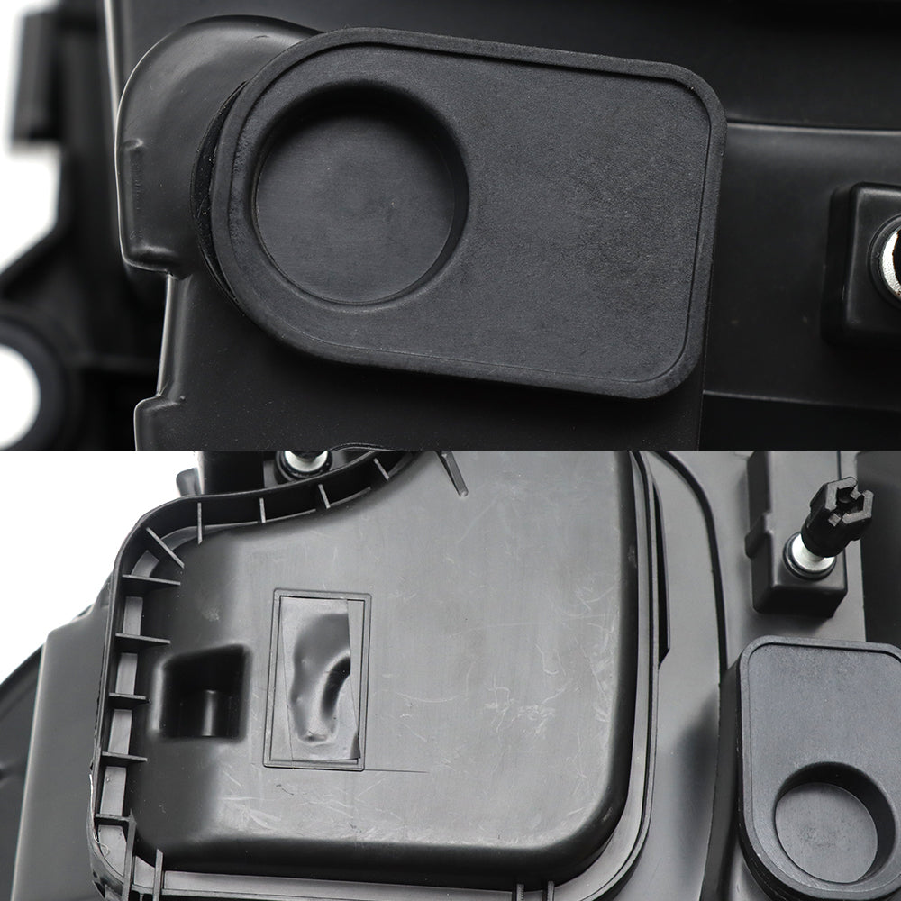 Headlight Assembly Compatible With Freightliner M2 2004–2013 Black