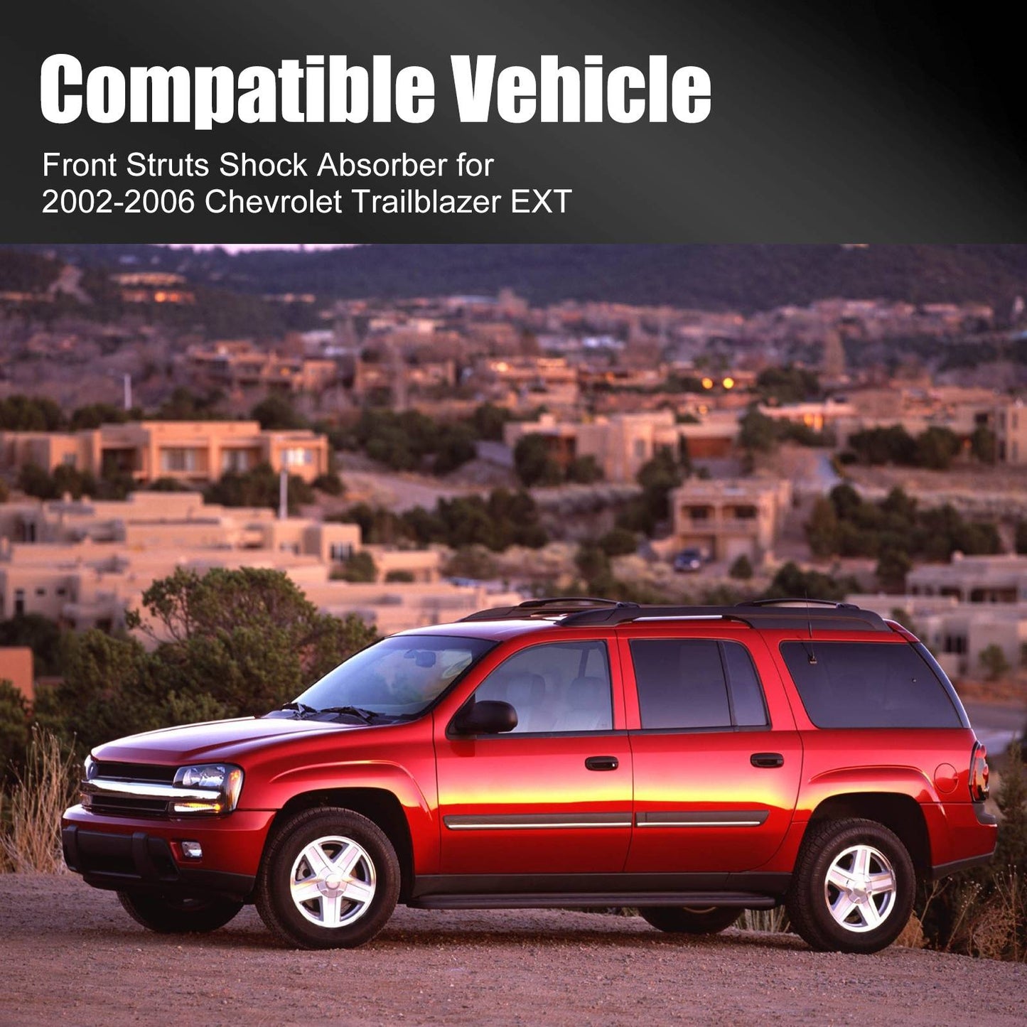 Front Suspension Strut Assembly with Coil Spring – Replacement for Chevy Trailblazer / GMC Envoy (171341