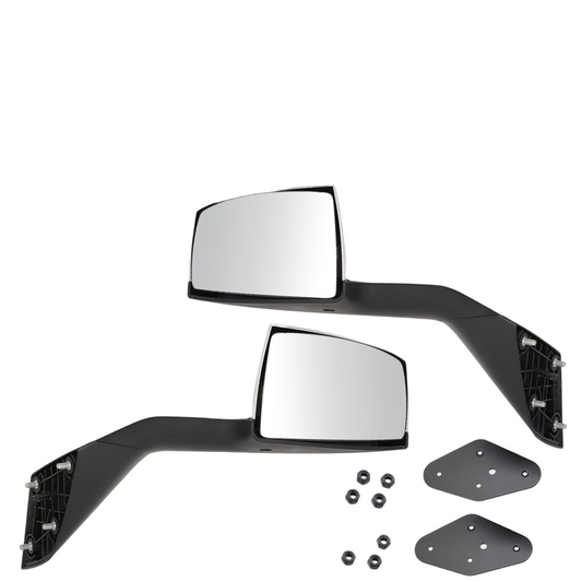 “Chrome Hood Side Mirror Set – Left & Right Replacement for Volvo VNL (2000–2015
