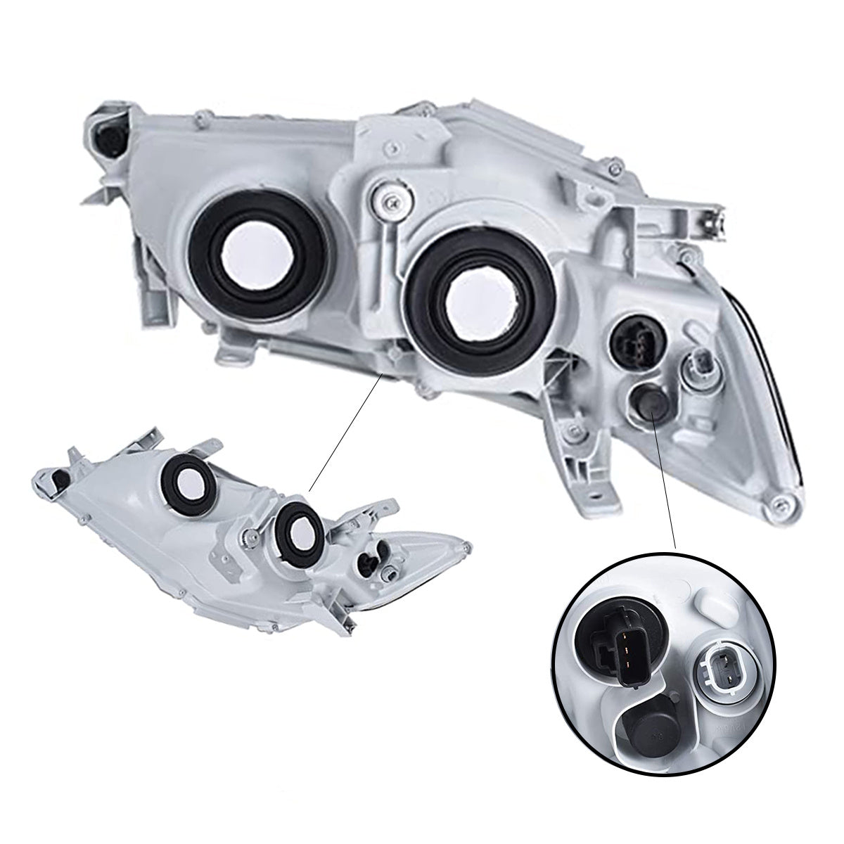 Pair For 2012-2014 ToyotaCamry Headlights Assembly Projector Headlamps LH,RH