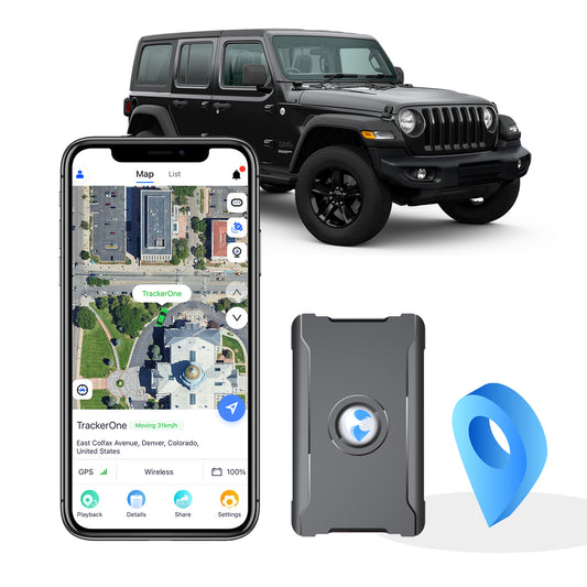 GPS Tracker Device With Real-Time Location Tracking For Car, Truck, Motorcycle & Luggage – Requires App Subscription
